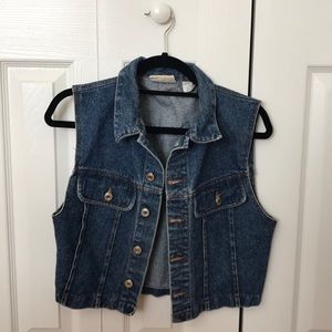 denim vest